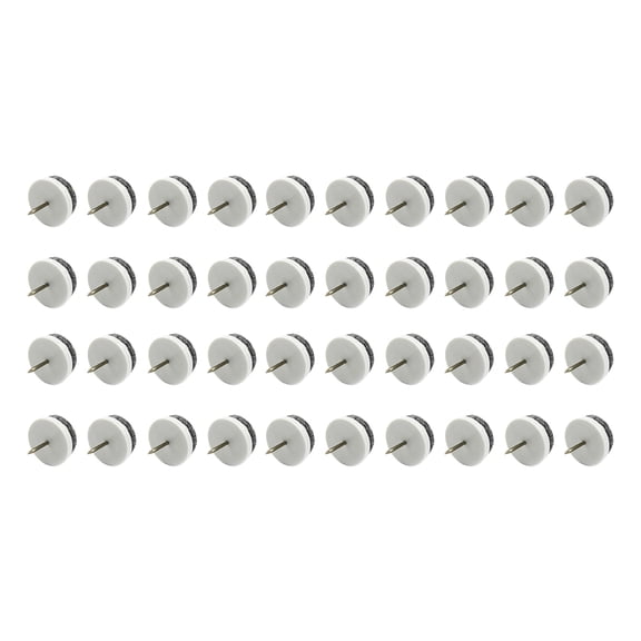 Nicehomfit 40Pcs Furniture Glide Chair Foot Nails Thick Durable Protective Pads for Home Tables and Chairs