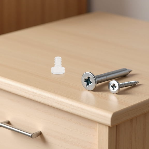 Nicehomfit 40Pcs Transparent Rubber Glass Table Spacers for Scratch Prevention and Stable Furniture