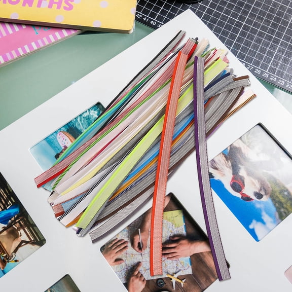 Nicehomfit 48Pcs Binding Strap Set Assorted Colors for Easy Adhesion Bookbinding and Repair