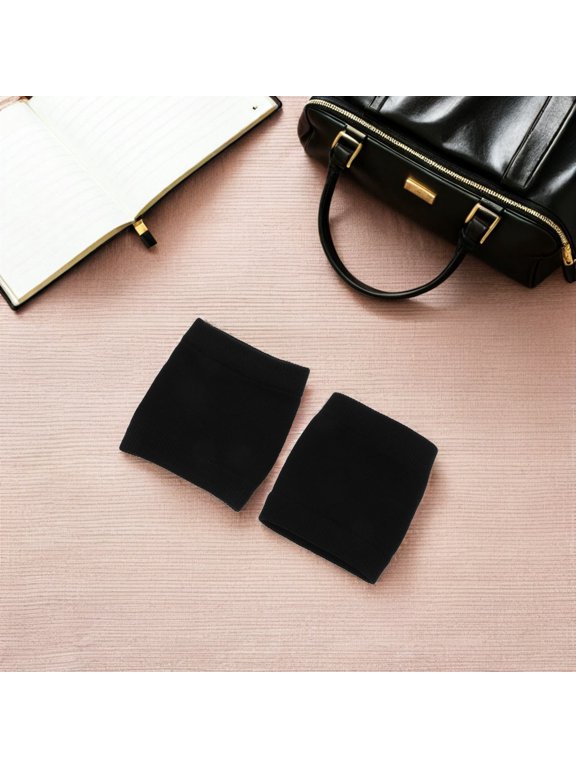 4Pairs Black Floor Socks with Non Slip Design for Turn and Rotation Dance Practice and Performances