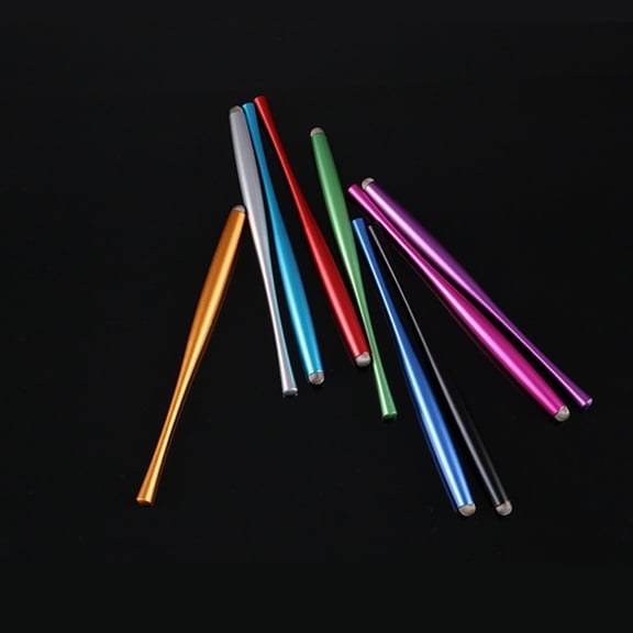Nicehomfit 4Pcs Blue Capacitive Touch Screen Pen Durable Metal Writing Tool for Phones and Computers