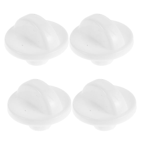 Nicehomfit 4Pcs Heater Control Knobs White Replacement Switch Buttons for Fan Stove Oven and Air Conditioner