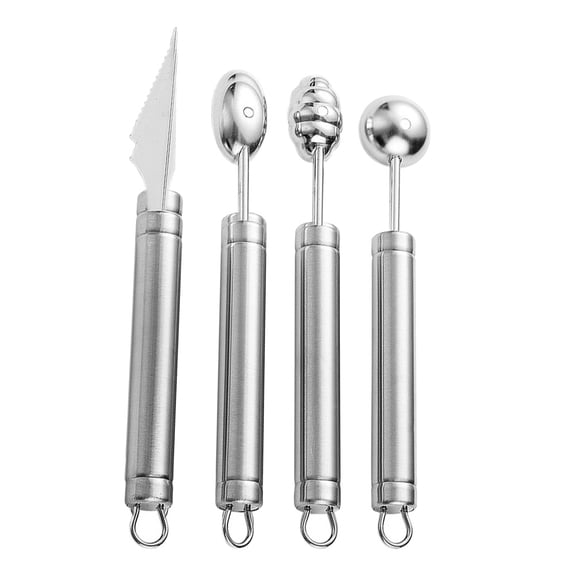 Nicehomfit 4Pcs Ice Cream and Fruit Baller Spoons Stainless Steel for Beautiful Food Presentation