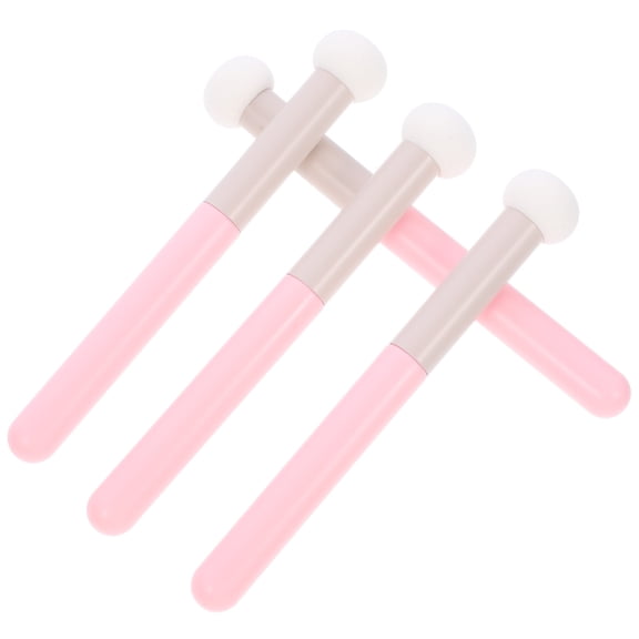 Nicehomfit Mushroom Makeup Sponges Pink Smooth Fluffy for Easy Application 4Pcs