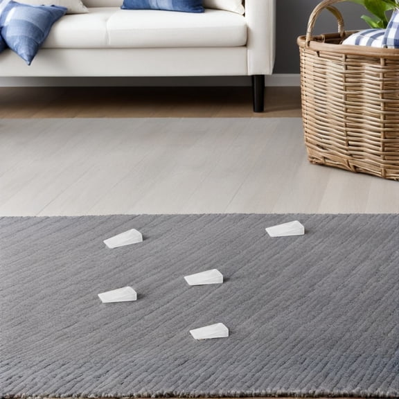 Nicehomfit 4Pcs Transparent Rubber Furniture Levelers for Home Non Slip Table Stabilizers