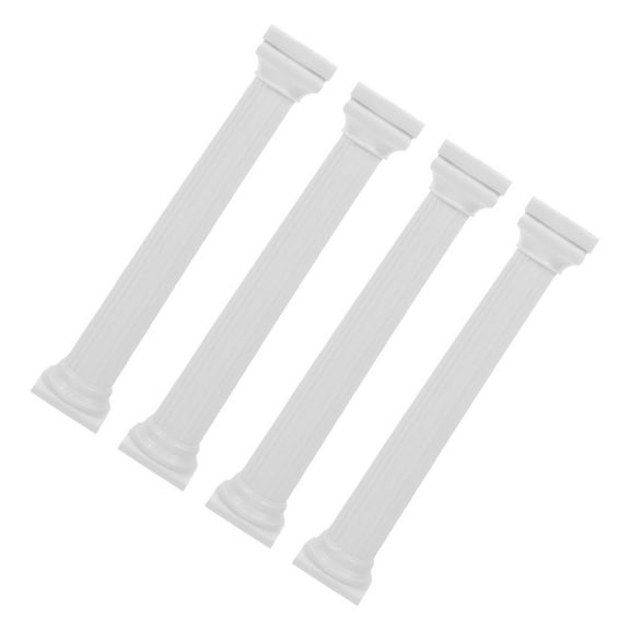 Nicehomfit Dessert Display Stand, White Plastic, Elegant Roman Column, 4Pcs