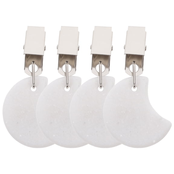Nicehomfit 4Pcs Marble Tablecloth Weights Clips for Heavy Duty Outdoor Use