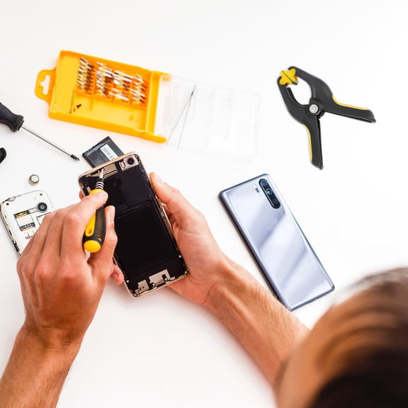 Nicehomfit 4Pcs Universal Screen Removing Tools with Pressure Holding Spring for Mobile Phones