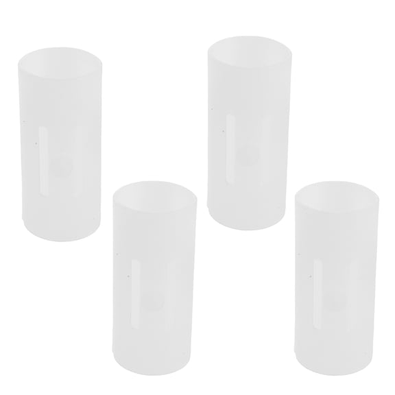 Nicehomfit 4Pcs White Shower Bracket Plastic Insert for Shower Pipe Mount Replacement