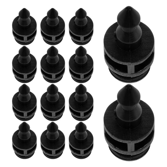 Nicehomfit 50Pcs Tail Lamp Retainer Clip Black Auto Tail Light Securing Fastener for Rear Lamp Repair