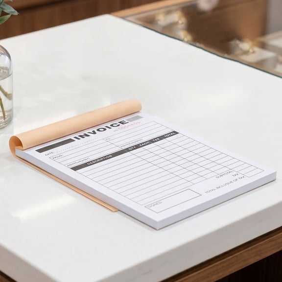 Nicehomfit 50Sets Business Invoice Book with Carbonless Duplicate Receipts for Efficient Order Management