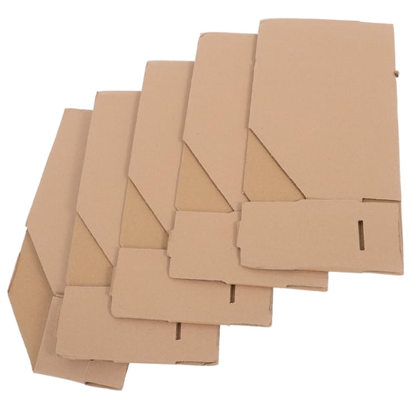 Nicehomfit 5Pcs Cardboard Parts Bins Rectangular Storage For Office Warehouse Sorting