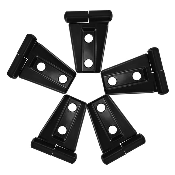 Nicehomfit 5Pcs Exterior Door Hinge Cover Black Easy Installation Protective Car Accessories