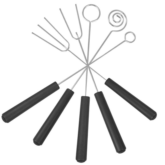 Nicehomfit Stainless Steel Chocolate Fork, Black, Ideal for Dipping Fruits and Nuts