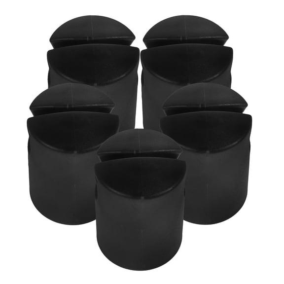 Nicehomfit 5Pcs Universal Black Trampoline Rod Covers Plastic Replacement Parts for Trampoline Poles