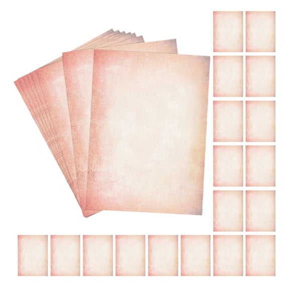 Nicehomfit 60Pcs Antique Style Stationery Paper with Smooth Surface for Writing Use