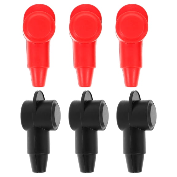 Nicehomfit 6Pcs Battery Terminal Cable Covers PVC Sleeves for Car Battery Connection Protection