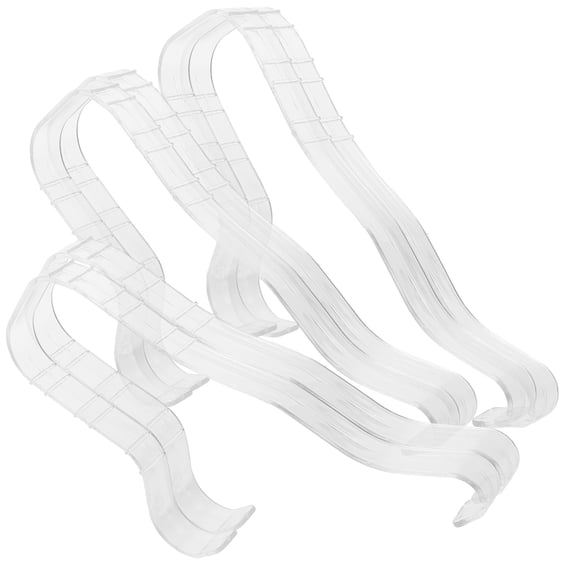 Nicehomfit Shoe Shaper Forms White Plastic for Shoe Display and Organizer 6Pcs