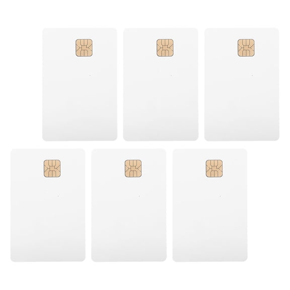 Nicehomfit 6Pcs Work Use White PVC Blank Smart Cards for Access Control and Employee Identification