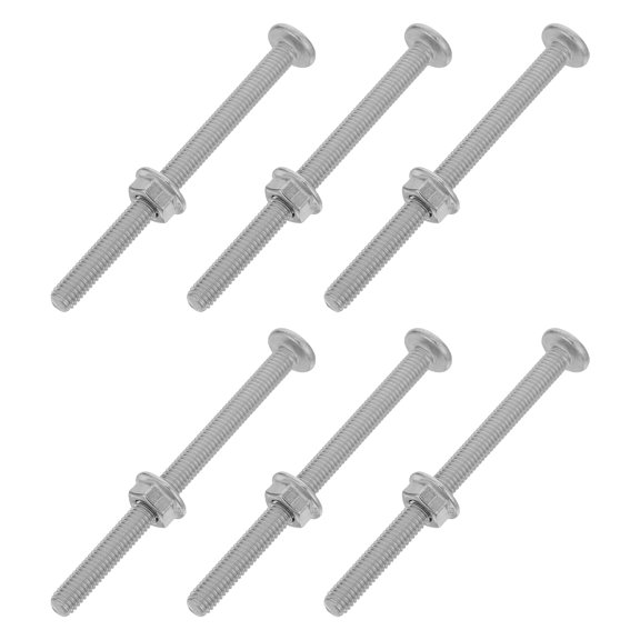 Nicehomfit 6Sets Stainless Steel Pool Ladder Bolts and Nuts Kit for DIY Above Ground and Inground Pool Steps