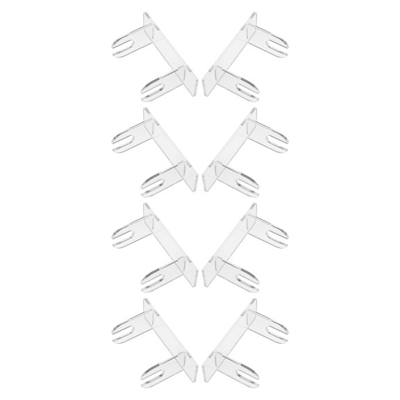 Nicehomfit 8Pcs Acrylic Risers Display Stands for Fan Display with Space Saving Modular Design