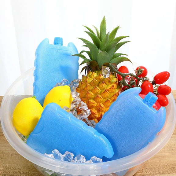 Nicehomfit 8Pcs Blue Ice Pack Cooler Blocks Reusable for Air Cooler Office Bedroom Living Room Use