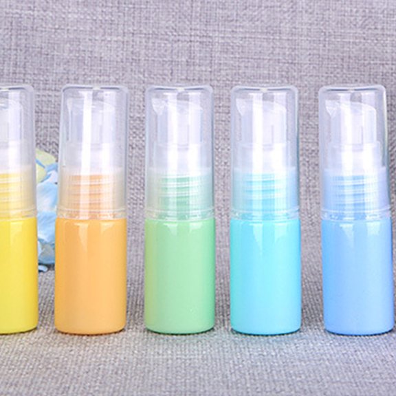 Nicehomfit 8Pcs Durable Plastic Emulsion Bottles Press Pump Refillable Bottles for Travel