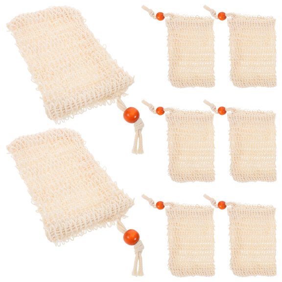 Nicehomfit 8Pcs Hanging Soap Saver Mesh Bags with Breathable Quick Drying Net for Bath