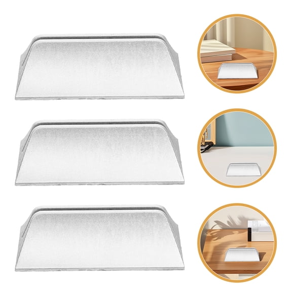 Nicehomfit 8Pcs Plated Silver Desk Panel Clip for Office Space Divider with Adjustable Clamp