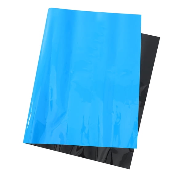 Nicehomfit Adhesive Blue Background Sticker Waterproof Aquarium Glass Decals for Wall Decoration