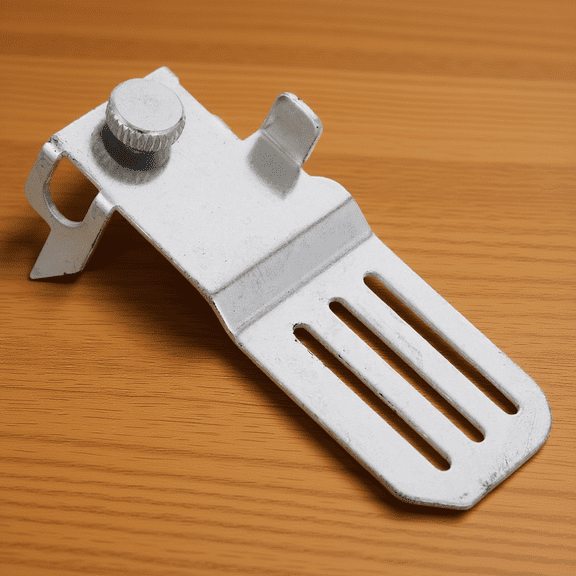 Nicehomfit Adjustable Tape Measure Marker Clamp in Plated Silver for Precise Layout in Engineering and Welding