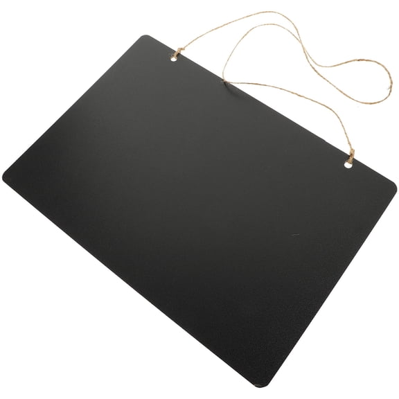 Nicehomfit Black Hanging Chalkboard Memo Board with High Density Board Material for Door Message