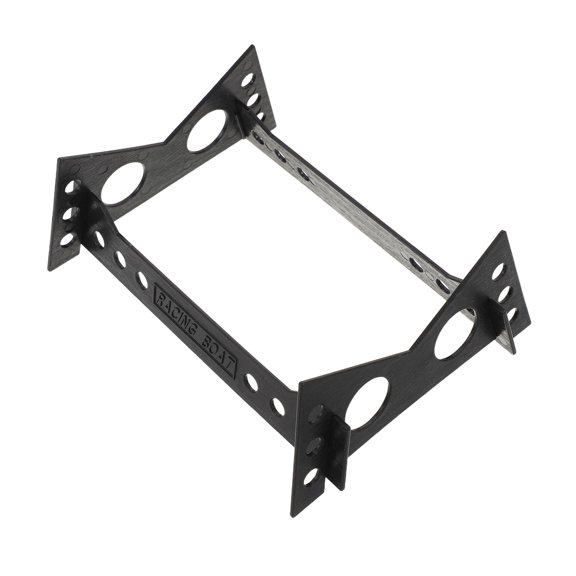Nicehomfit Black Plastic Model Boat Display Stand with Leveling Base for Display and Painting
