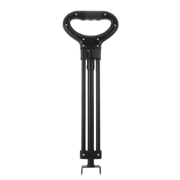 Nicehomfit Black Portable Folding Wagon Handle Replacement with Adjustable Extension for Carts