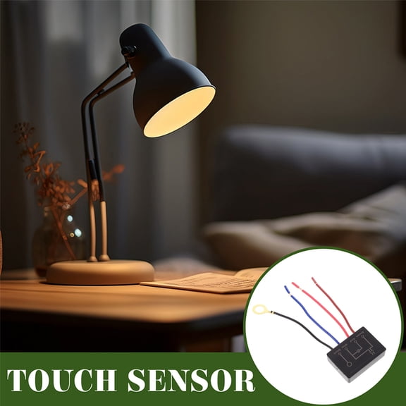 Nicehomfit Black Touch Dimmer for Table Lamp LED Light Control Module Easy Installation