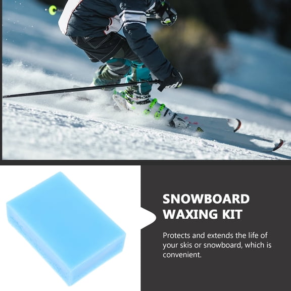 Nicehomfit Blue Snowboard Wax Protects and Extends Ski Board Life for Enhanced Performance