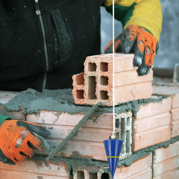 Nicehomfit Blue Vertical Hammer Measuring Tool Suitable for Plumbers Builders and Vertical Structure Checks