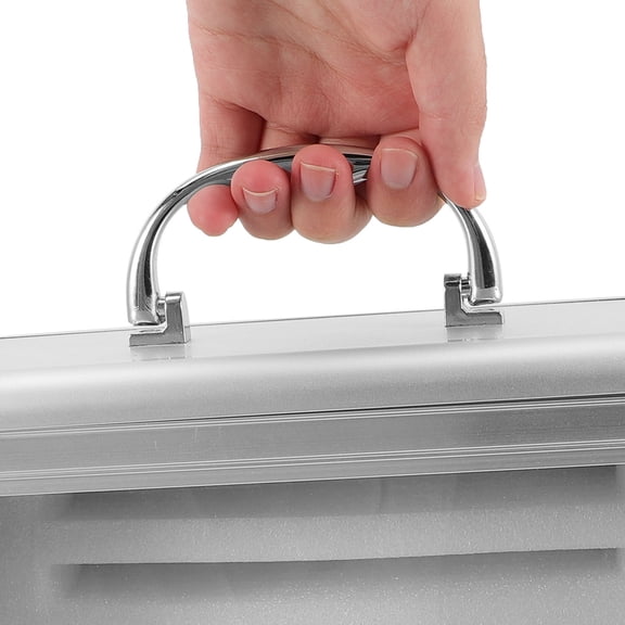 Nicehomfit Mobile Phone Storage Box with Numbered Compartments, Secure Lock, Alloy Case and Convenient Handle