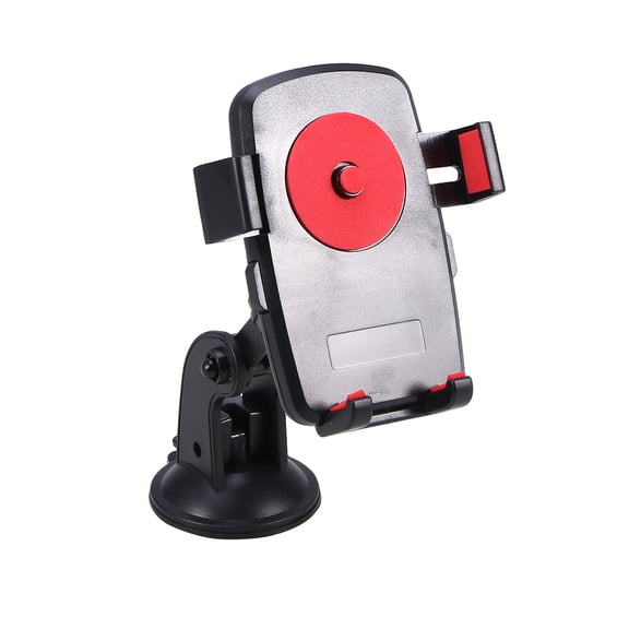 Nicehomfit Car Phone Holder Red Suction Cup Universal Mount for Windshield Console Desktop Use