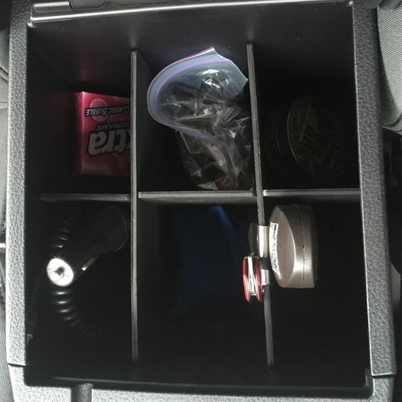 Nicehomfit Center Console Divider for Vehicle Black ABS Plastic Fits Exact Shape No Rattling