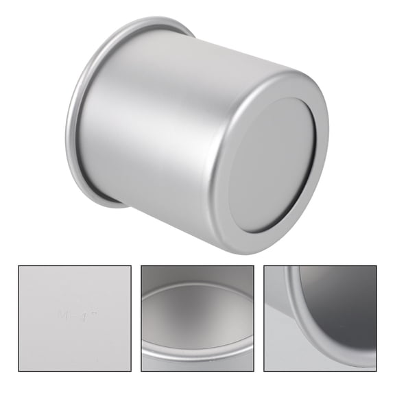 Nicehomfit Chiffon Cake Mold Pan Plated Silver for Home Baking Ovenware Mold with Uniform Heat Conduction