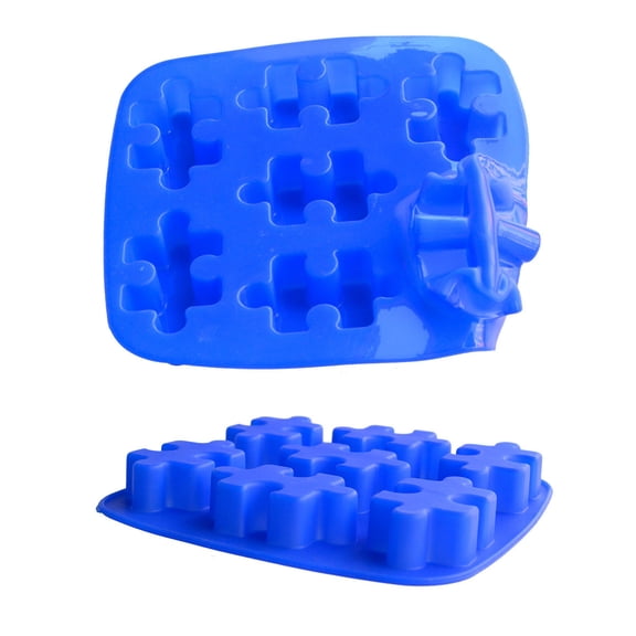 Nicehomfit Chocolate Molds Silicone Blue for Candy and Chocolate Making Oven and Microwave Use