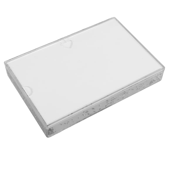 Nicehomfit Clear Plastic Photo Frame with Glitter , 1 Piece, Perfect for Displaying and Gifting Photos