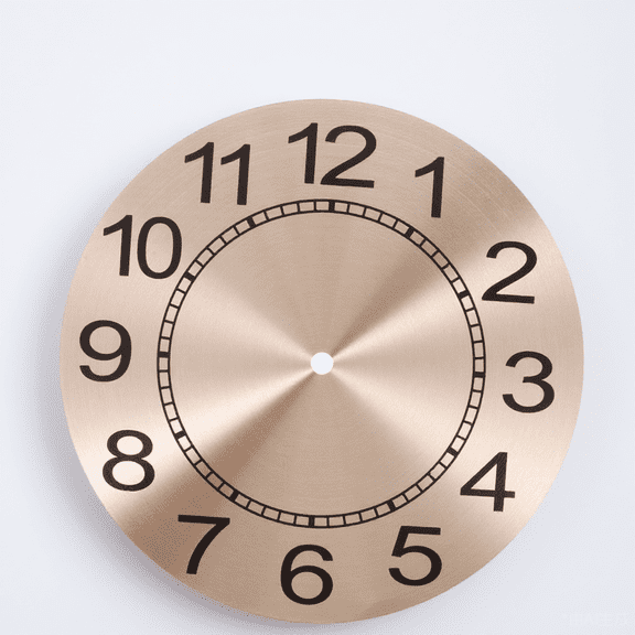 Nicehomfit Durable Metal Clock Face Replacement for DIY Projects Minimalist Design