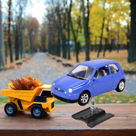 Nicehomfit Compact Black Aluminum Rc Car Work Stand with Height Adjustment and Shock Absorber Support