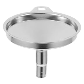 Nicehomfit Stainless Steel Compact Funnel with Plated Conical Design for Easy Liquid Filling and Home Use