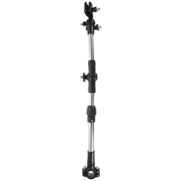 Nicehomfit Retractable Bike Umbrella Attachment Holder Black Clamp Stable Foldable Bracket