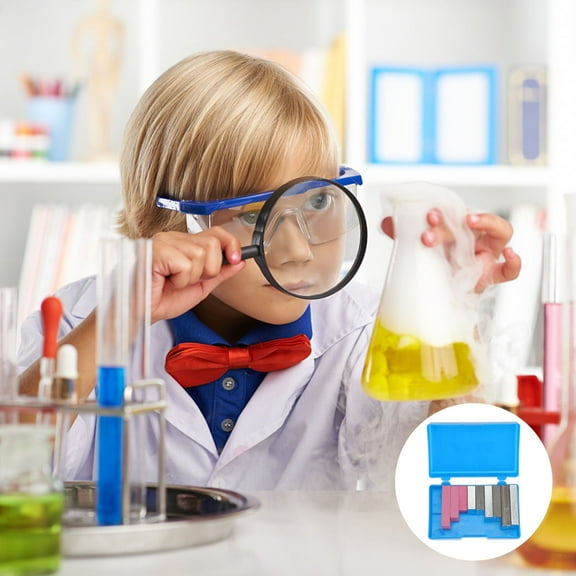 Nicehomfit 9Pcs Cuboid Group Density Block Set with Aluminum Iron Plastic Assorted Colors