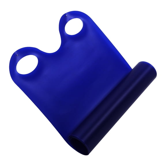 Nicehomfit Durable Blue Plastic Roll Up Snow Sled Lightweight Outdoor Sliding Board for Snow and Sand