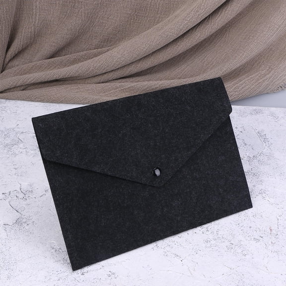 Nicehomfit Durable Dark Grey Felt Tablet Cover with Easy Removal and Stylish Protective Design